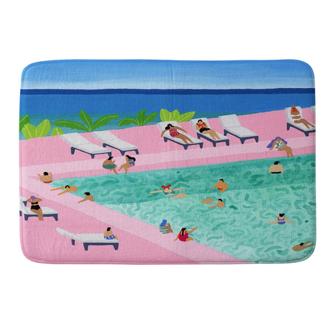 Helo Birdie Seaview Memory Foam Bath Mat