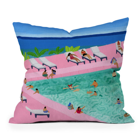 Helo Birdie Seaview Outdoor Throw Pillow