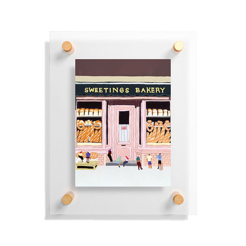 Helo Birdie Sweetings Bakery Floating Acrylic Print