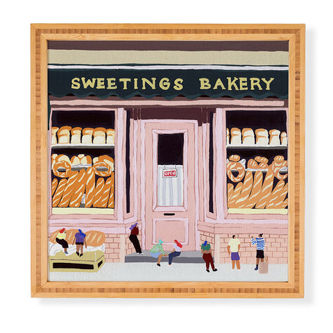 Helo Birdie Sweetings Bakery Framed Wall Art