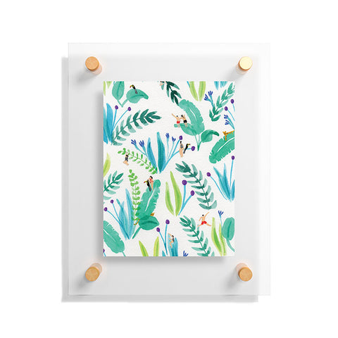 Helo Birdie Toucan jungle Floating Acrylic Print