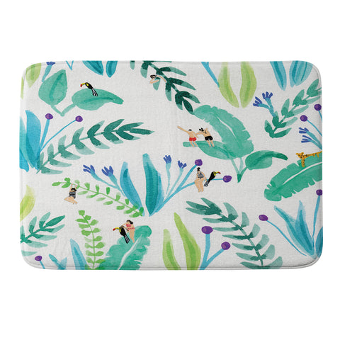 Helo Birdie Toucan jungle Memory Foam Bath Mat