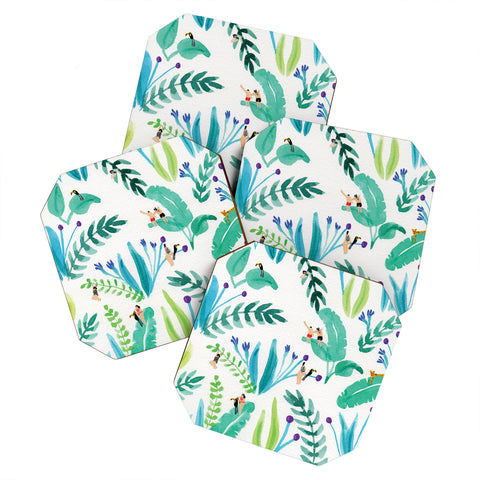 Helo Birdie Toucan jungle Coaster Set