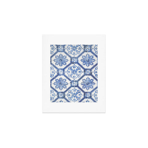 Henrike Schenk - Travel Photography Blue Portugese Tile Pattern Art Print