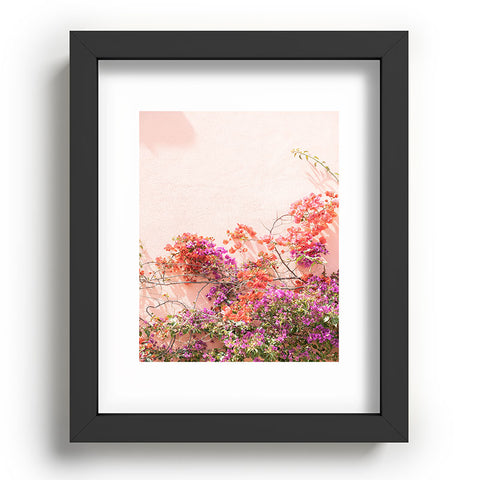Henrike Schenk - Travel Photography Bougainvillea Flowers in Color Recessed Framing Rectangle