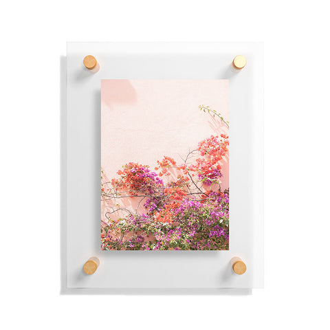 Henrike Schenk - Travel Photography Bougainvillea Flowers in Color Floating Acrylic Print