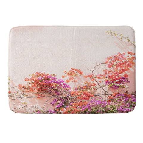 Henrike Schenk - Travel Photography Bougainvillea Flowers in Color Memory Foam Bath Mat
