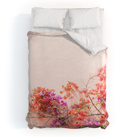 Henrike Schenk - Travel Photography Bougainvillea Flowers in Color Duvet Cover