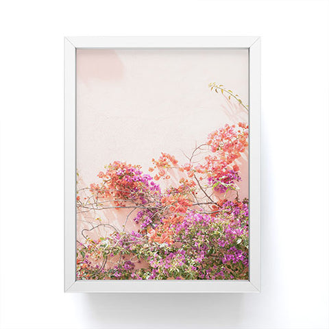 Henrike Schenk - Travel Photography Bougainvillea Flowers in Color Framed Mini Art Print