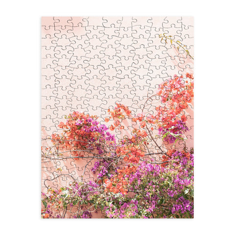 Henrike Schenk - Travel Photography Bougainvillea Flowers in Color Puzzle