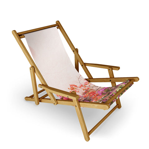 Henrike Schenk - Travel Photography Bougainvillea Flowers in Color Sling Chair
