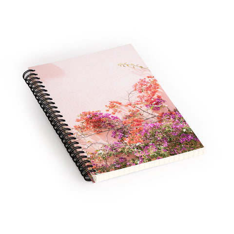 Henrike Schenk - Travel Photography Bougainvillea Flowers in Color Spiral Notebook