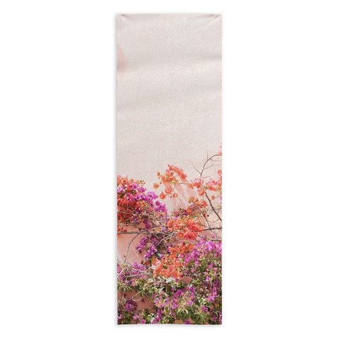 Henrike Schenk - Travel Photography Bougainvillea Flowers in Color Yoga Towel