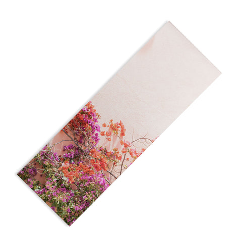 Henrike Schenk - Travel Photography Bougainvillea Flowers in Color Yoga Mat