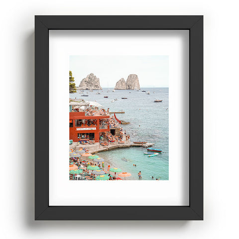 Henrike Schenk - Travel Photography Capri Island Summer Recessed Framing Rectangle