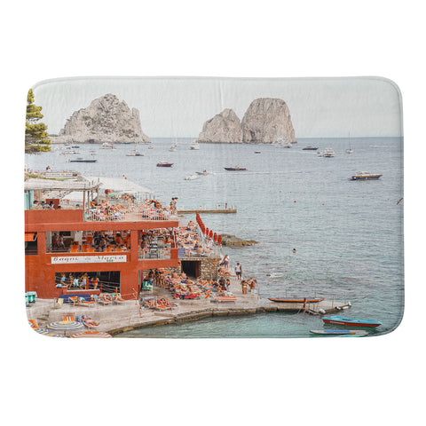 Henrike Schenk - Travel Photography Capri Island Summer Memory Foam Bath Mat
