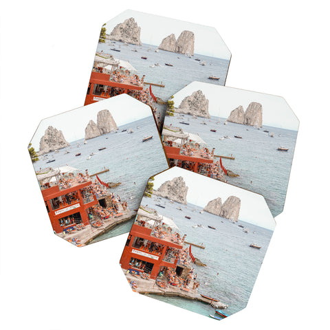 Henrike Schenk - Travel Photography Capri Island Summer Coaster Set
