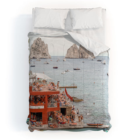 Henrike Schenk - Travel Photography Capri Island Summer Comforter