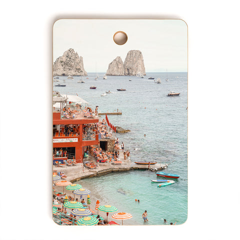 Henrike Schenk - Travel Photography Capri Island Summer Cutting Board Rectangle