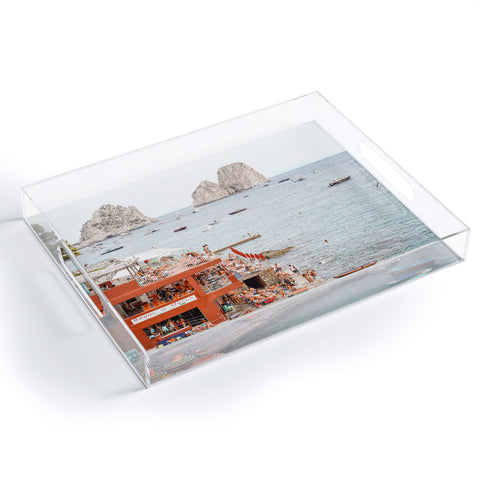 Henrike Schenk - Travel Photography Capri Island Summer Acrylic Tray