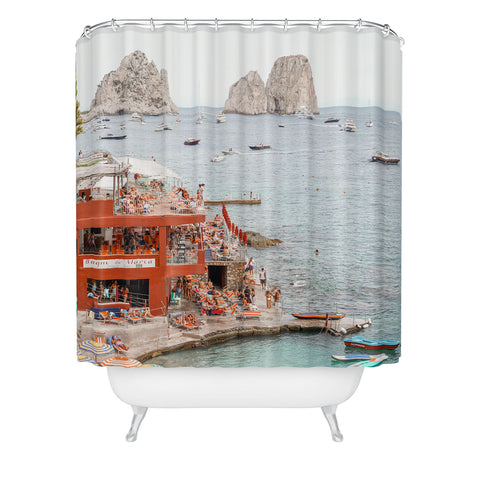 Henrike Schenk - Travel Photography Capri Island Summer Shower Curtain