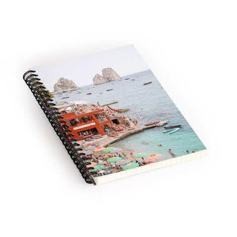 Henrike Schenk - Travel Photography Capri Island Summer Spiral Notebook