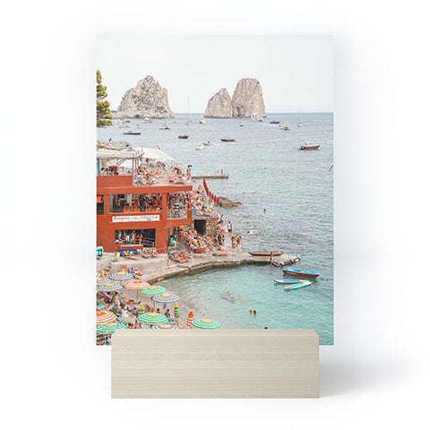 Henrike Schenk - Travel Photography Capri Island Summer Mini Art Print