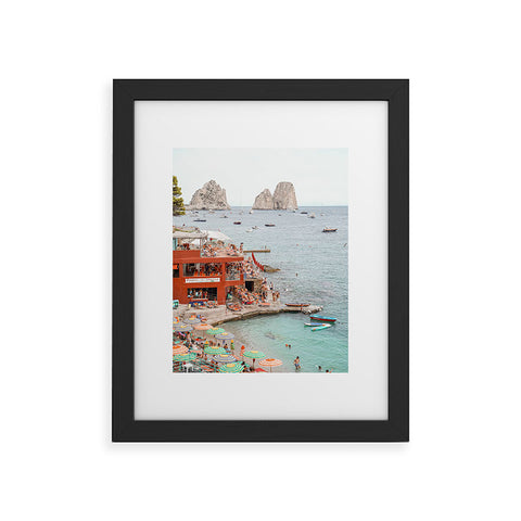 Henrike Schenk - Travel Photography Capri Island Summer Framed Art Print