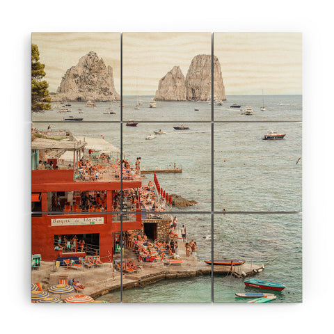 Henrike Schenk - Travel Photography Capri Island Summer Wood Wall Mural