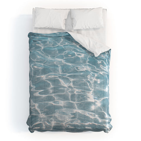 Henrike Schenk - Travel Photography Crystal Clear Blue Water Photo Comforter