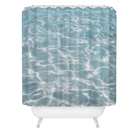 Henrike Schenk - Travel Photography Crystal Clear Blue Water Photo Shower Curtain