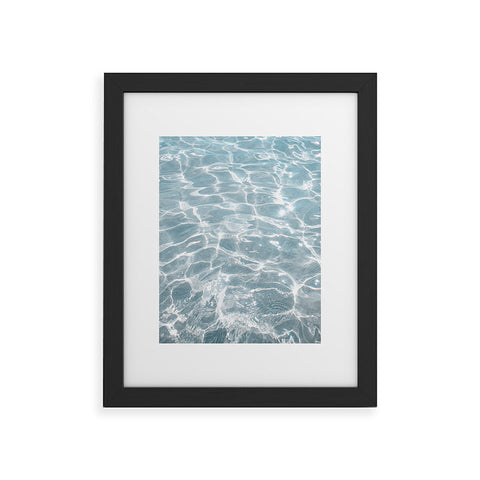 Henrike Schenk - Travel Photography Crystal Clear Blue Water Photo Framed Art Print