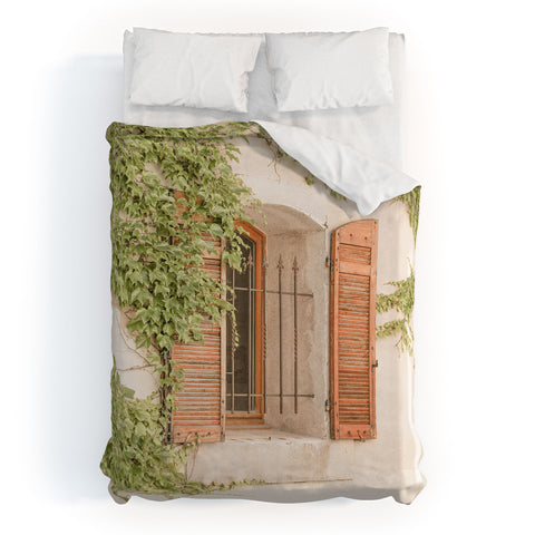 Henrike Schenk - Travel Photography French Window Shutters Photo Duvet Cover