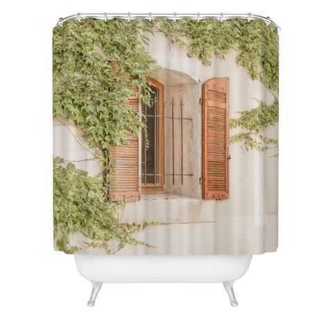 Henrike Schenk - Travel Photography French Window Shutters Photo Shower Curtain