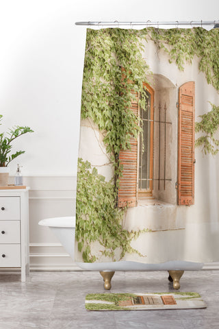Henrike Schenk - Travel Photography French Window Shutters Photo Shower Curtain And Mat