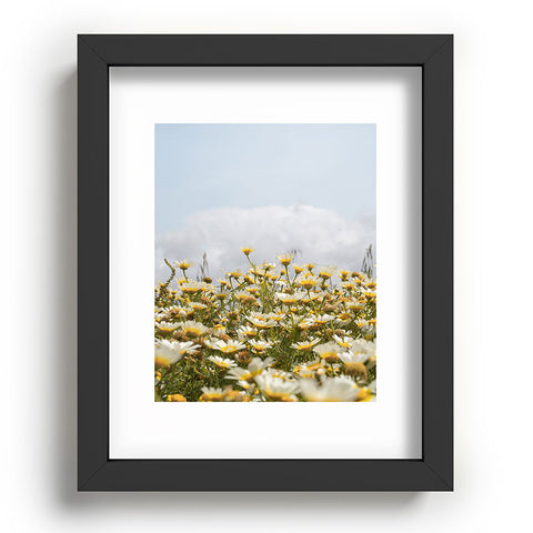 Henrike Schenk - Travel Photography Garden of Daisy Flowers Recessed Framing Rectangle