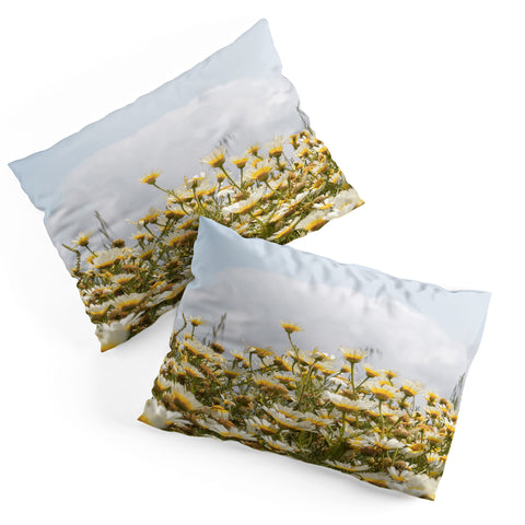 Henrike Schenk - Travel Photography Garden of Daisy Flowers Pillow Shams