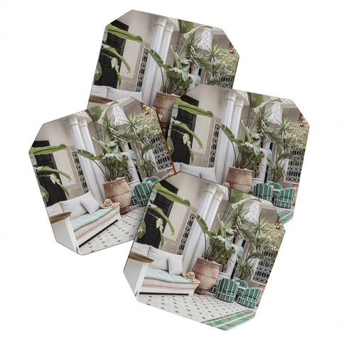 Henrike Schenk - Travel Photography Moroccan Riad In Marrakech Photo Arabic Interior Design Coaster Set
