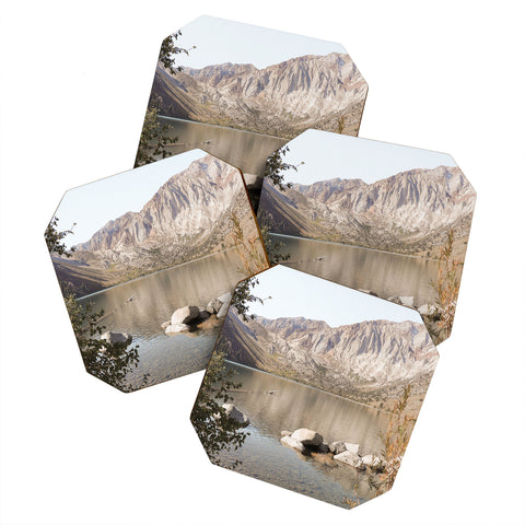 Henrike Schenk - Travel Photography Mountains Of California Picture Mammoth Lakes Landscape Coaster Set