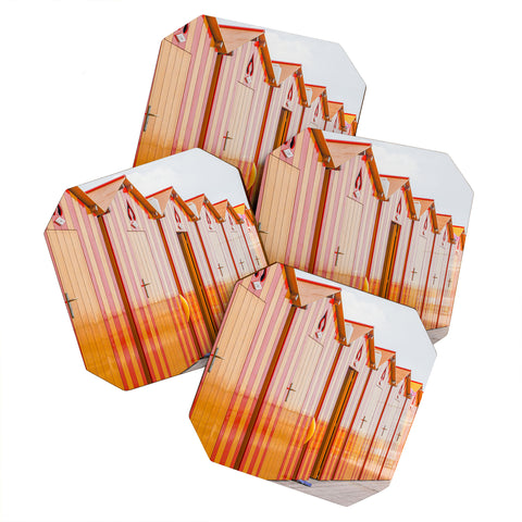 Henrike Schenk - Travel Photography Sorrento Stripes Coaster Set