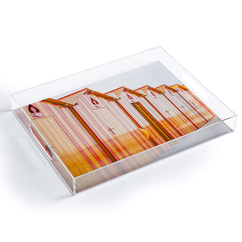 Henrike Schenk - Travel Photography Sorrento Stripes Acrylic Tray