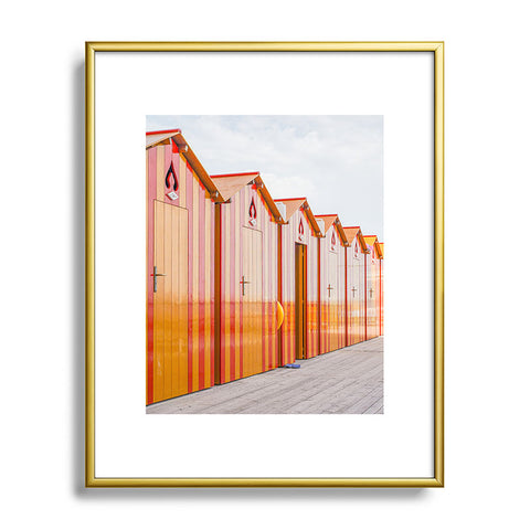 Henrike Schenk - Travel Photography Sorrento Stripes Metal Framed Art Print