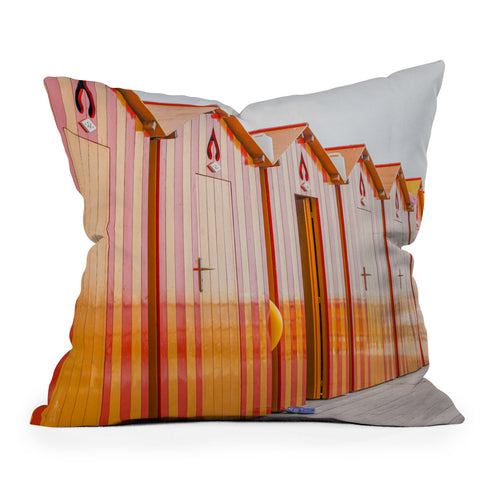 Henrike Schenk - Travel Photography Sorrento Stripes Throw Pillow