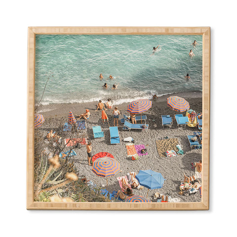 Henrike Schenk - Travel Photography Summer Afternoon in Positano Framed Wall Art