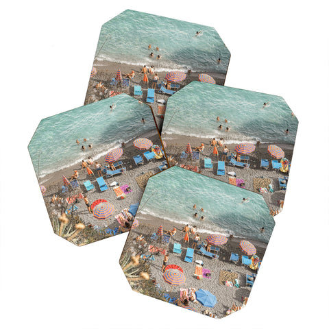 Henrike Schenk - Travel Photography Summer Afternoon in Positano Coaster Set