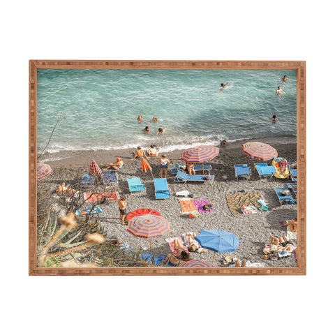 Henrike Schenk - Travel Photography Summer Afternoon in Positano Rectangular Tray