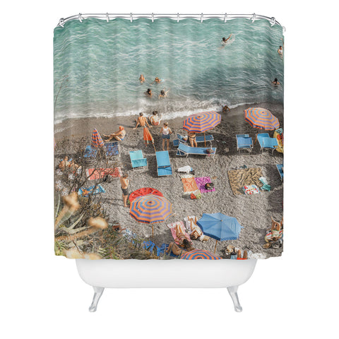 Henrike Schenk - Travel Photography Summer Afternoon in Positano Shower Curtain