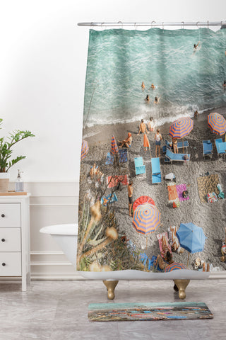 Henrike Schenk - Travel Photography Summer Afternoon in Positano Shower Curtain And Mat