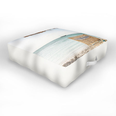 Henrike Schenk - Travel Photography Summer Holiday Beach Photo Aruba Island Ocean View Outdoor Floor Cushion