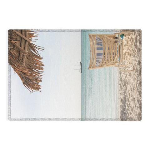 Henrike Schenk - Travel Photography Summer Holiday Beach Photo Aruba Island Ocean View Outdoor Rug
